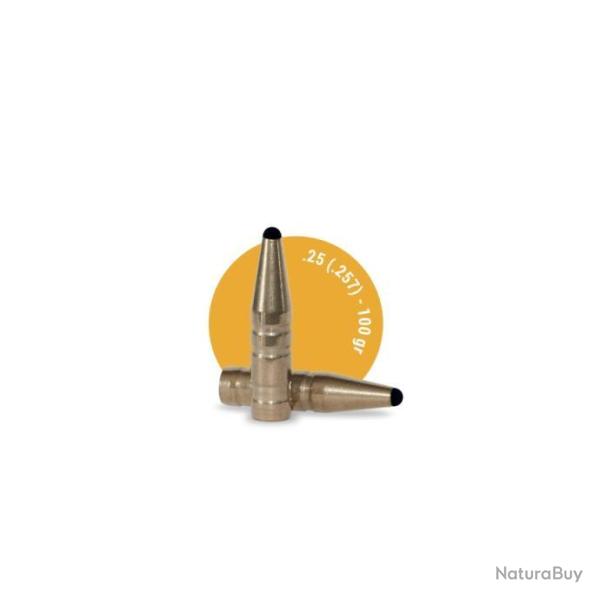 Ogives sans plomb fox classic hunter .25 (.257) 100 GR - 25 pieces en vrac en sachet plastique