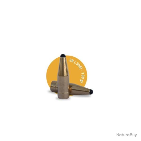 Ogives sans plomb fox classic hunter .30 (.308) 130 GR - 25 pi�ces en vrac en sachet plastique