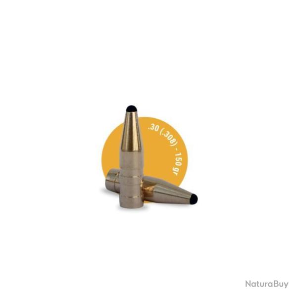 Ogives sans plombs fox classic hunter .30 (.308) 150 GR - 25 pi�ces en vrac en sachet plastique