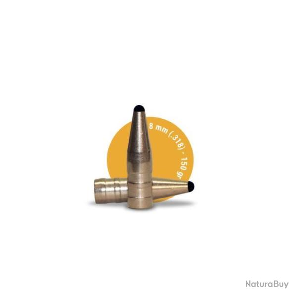 Ogives sans plomb fox classic hunter 8 MM (.318) 150 GR - 25 pi�ces en vrac en sachet plastique