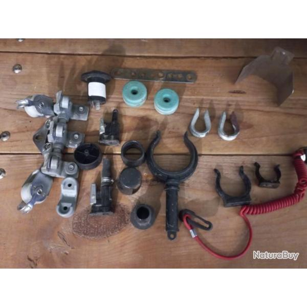 joli lot de pices et accessoires bateaux