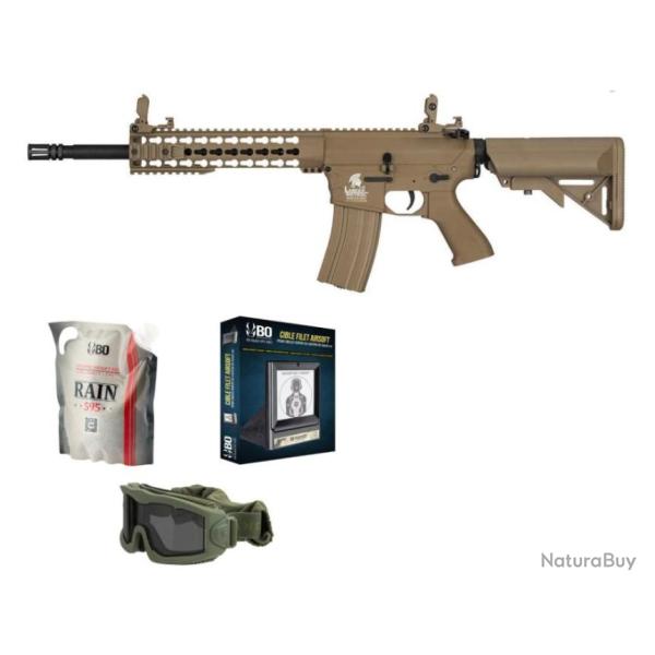 Pack R�plique AEG Lt-12K Gen2 M4 Keymod 1J - Tan