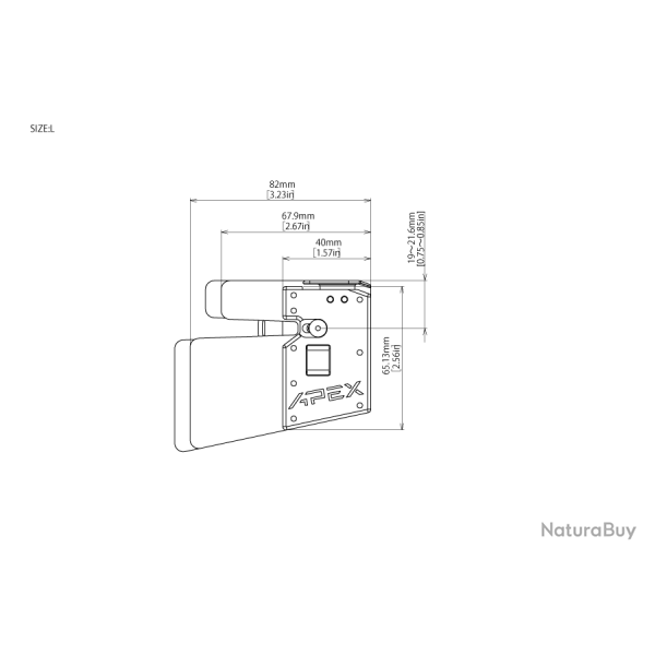 SHIBUYA - Palette APEX L DROITIER (RH)
