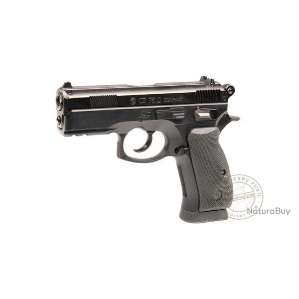 Pistolet  plomb CO2 4.5 mm BB ASG CZ 75D Compact (2.4 joules) Noir