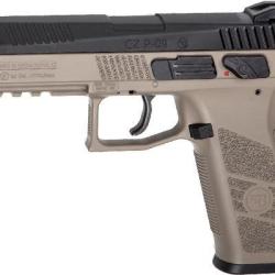 Pistolet &agrave; plomb CO2 4.5 mm ASG CZ P-09 - Blowback (3.7 joules) Bicolore