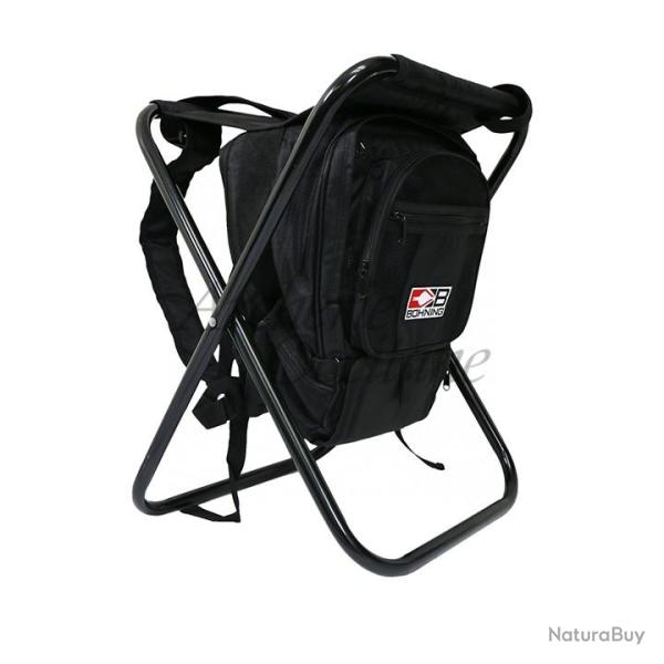 BOHNING OUTDOOR SAC A DOS+SIEGE NOIR