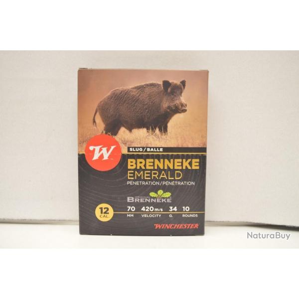 1 boite de brenneke Winchester emerald 34gr