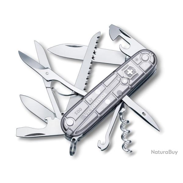 COUTEAU SUISSE VICTORINOX HUNTSMAN SILVERTECH 91MM 15 FONCTIONS