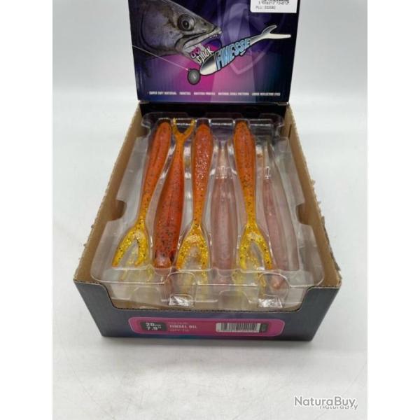 Leurre souple Fox Rage slick finesse 20 cm orange