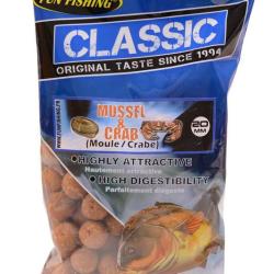 Classic Bouillettes 4kg 20mm Moule Crab Fun Fishing