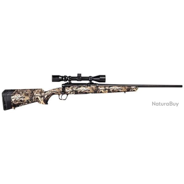 Wahoo - Pack carabine Savage Axis XP CAMO Cal.243 filet�e + lunette 3-9x40