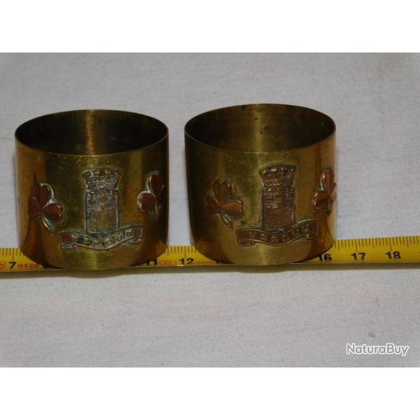 LOT 2 RONDS DE SERVIETTE  /  VERDUN