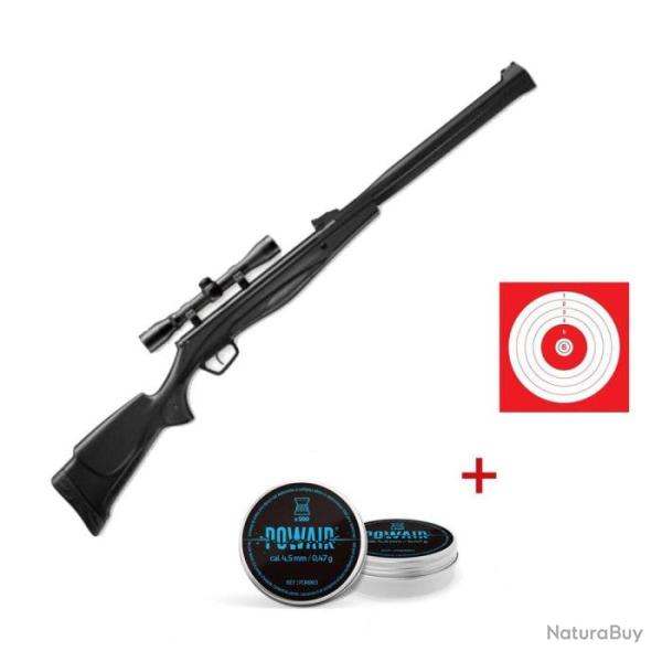 Pack carabine � plomb Stoeger RX20 Dynamic Synth�tique et lunette 4x3 - Pack premium