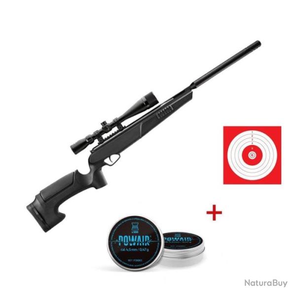 Pack carabine � plomb Stoeger X20 ATAC S2 Suppressor et lunette 3-9x4 - Pack Premium