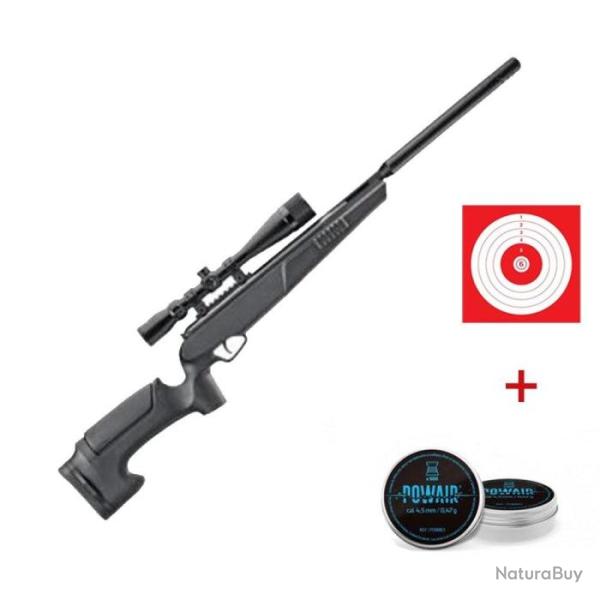 Pack carabine � plomb Stoeger X20 ATAC S2 Suppressor et lunette 3-9x4 - Pack Premium