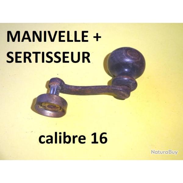 manivelle sertisseur avec sertisseur calibre 16 - VENDU PAR JEPERCUTE (D22K173)