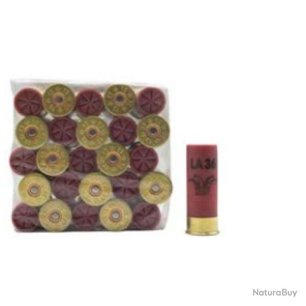 Sachet de 25 cartouches Jocker LA 36 C 12 70 12 Rouge M�tal Par Par 1