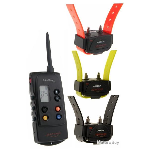 Pack Collier de dressage Num'Axes Canicom 1500 - 3 chiens
