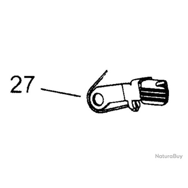 GLOCK      ARRETOIR CULASSE RALLONGE  origine    10mm et 45ACP sauf 36-41-45GAP  Gen3 et 4