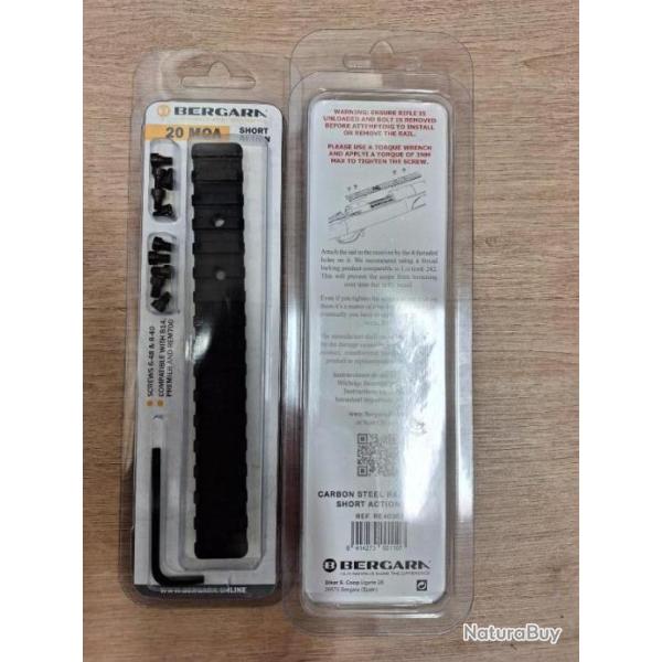 RAIL ACIER BERGARA B14 ACTION COURTE 20MOA