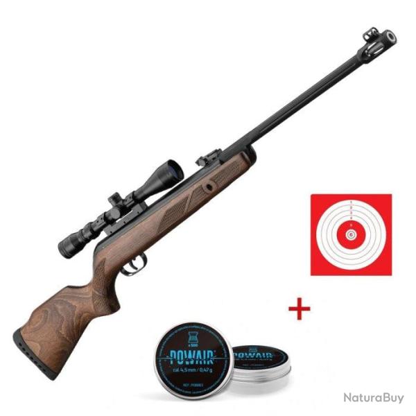 Pack carabine � plomb Gamo Hunter 440AS et lunette 3-9x40 WR - Cal. 4.5 - Pack premium