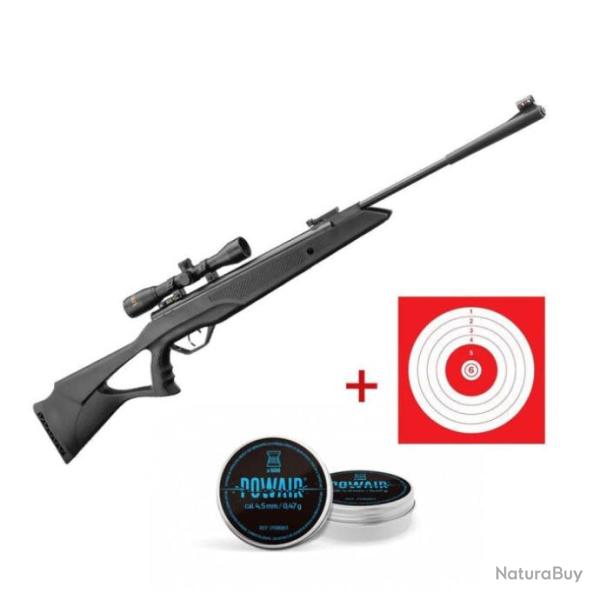 Carabine � plomb Beeman Longhorn avec lunette 4x32 - Cal. 4,5 Carabin - Pack first