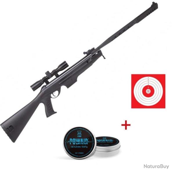 Pack carabine � plomb Crosman Diamond Black Elite NP avec lunette 4x3 - Pack first