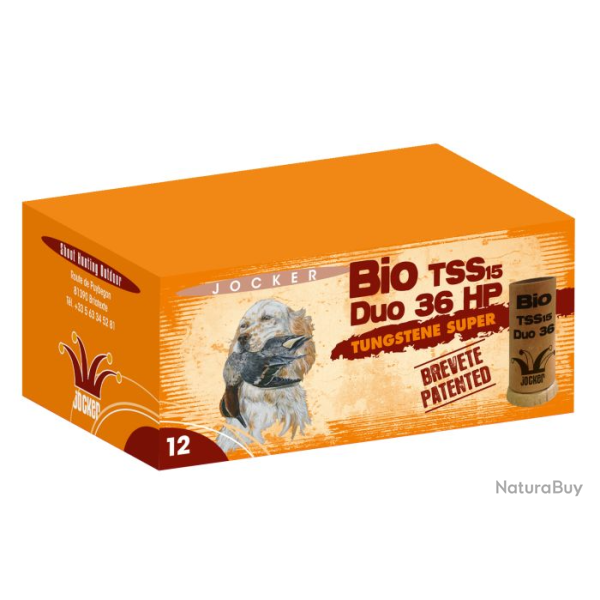 Bo�te de 10 Cartouches Jocker Bio TS Duo HP - 12/76 / 36 gr / Par 5