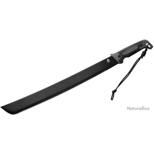 Couteau Machette Gerber Gator Bush Machete Lame Acier Carbone 1050 Manche Gator Etui Nylon G2848