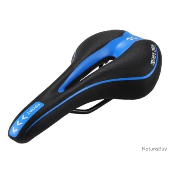 Selle confort gel coussin de VTT V�lo Bicyclette montagne route noir et bleu