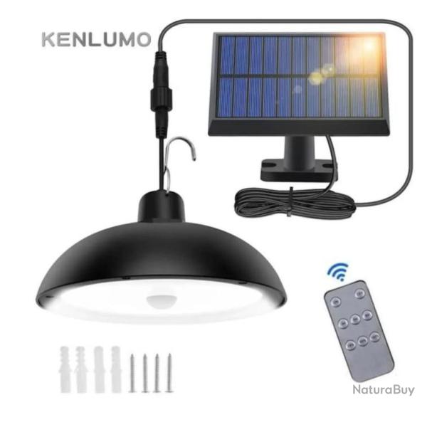 Lampes Solaires Ext�rieures 78LED 4 Mode + capteur de mouvement IP65 �tanche