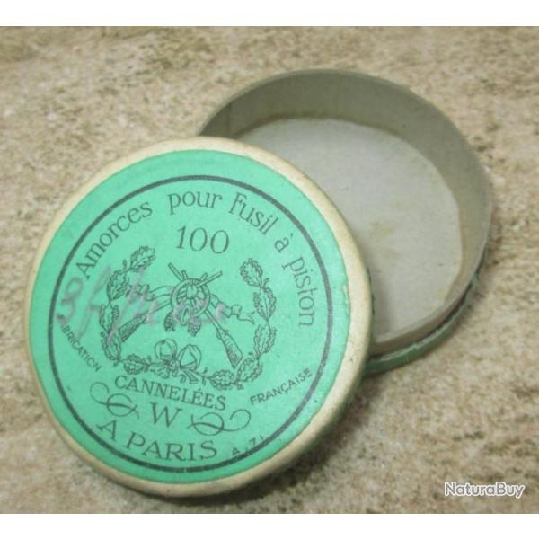Boite Vide Amorces pour Fusil a Piston 19(b)