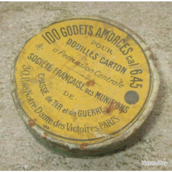 Boite Vide Amorces 6,45-pour Cartouche de Chasse Douille Carton