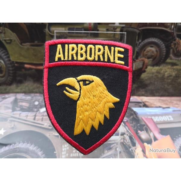 Patch brod� Airborne ( A coudre ou � coller au fer ) -Hauteur 80 mm Largeur 60 mm