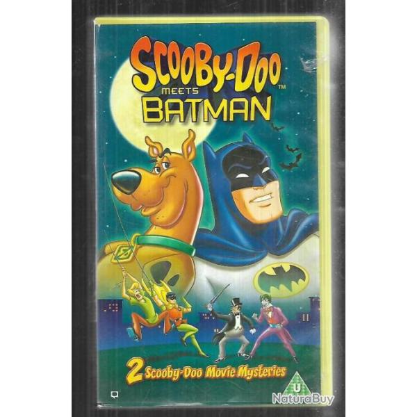 scooby-doo meets batman dessins anims en anglais  vhs , robin, joker, pingouin