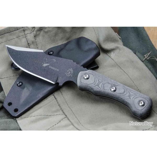 Couteau Tops Knives Eagles Shadow Lame Acier 1095 Tops Knives ESH-01 Etui Kydex Made In USA TPESH01