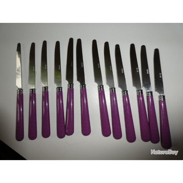 lot de 12 couteaux de table PRADEL