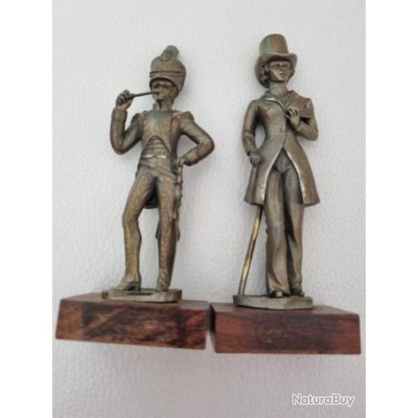 Lot, Les �tains du prince, Marechal et Gentilhome..cisel�s Main et sign�s