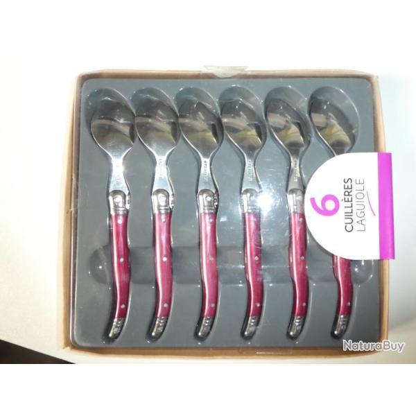 6 petites cuill�res LAGUIOLE