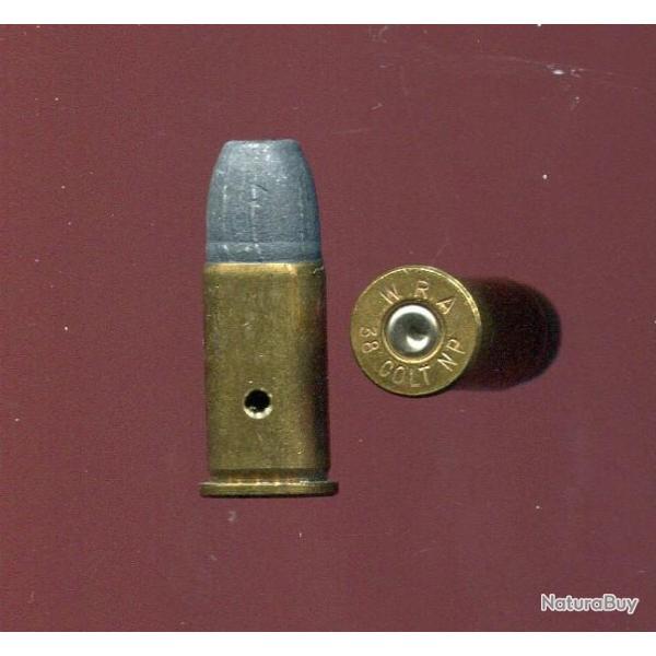 .38 Colt New police - peu courant en Europe - Version Colt de la cartouche 38 S&W