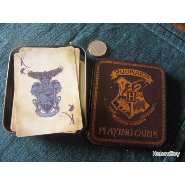 cartes  jouer harry potter en boite metal