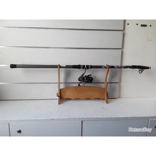 CANNE � PECHE T�LESCOPIQUE MITCHELL TANAGER CAMO 3.5M + MOULINET