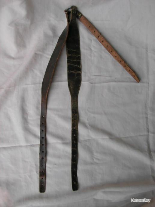 Brelage cuir militaire armée française 14-18 / 39-45 à Valenciennes