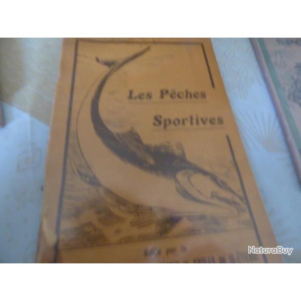 FASCICULE MANUFRANCE LES PECHES SPORTIVES EDITION DEBUT SIECLE
