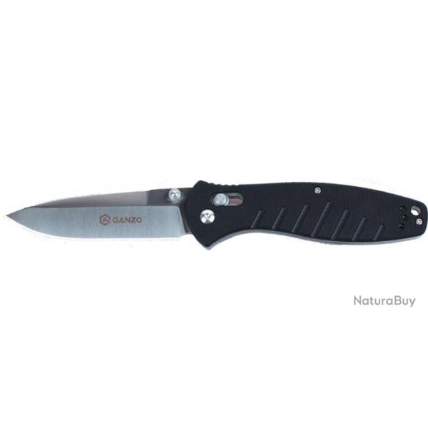 Ganzo G738-BK - Lame 89mm - Manche G10 - Clip r�versible