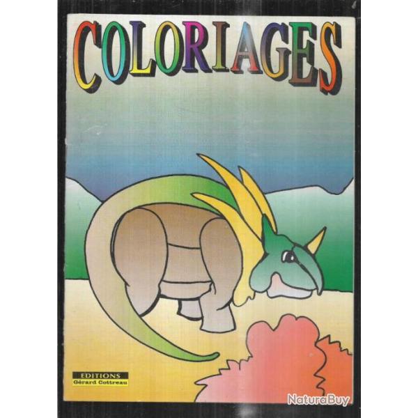 coloriages dinosaures  enfantina collector 1979 ?