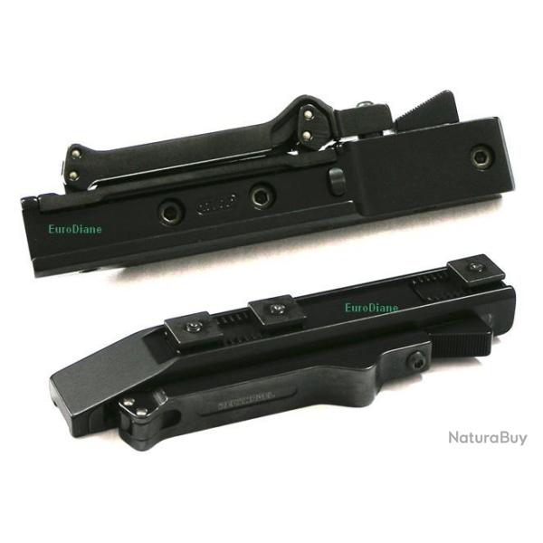 Montage amovible pour  rail de 12 mm de Kipplauf FAIR SLK 20 pour rail SR, Swarovski et Kahles