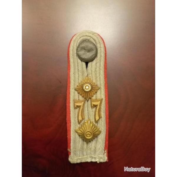 Patte d'�paule, �paulettes de capitaine d'Artillerie Hauptmann's de l'arm�e allemande Heer WW2