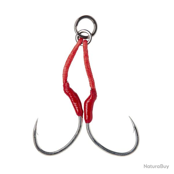 Hame�on Simple Savage Gear Bloody Assist Hook SJ Double par 2 3/0