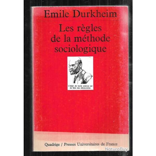 les rgles de la mthode sociologique d'mile durkheim